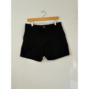 NWT Black Goodfellow Every Wear Flat Front Chino Shorts - (Men's 32 | 5" Inseam)